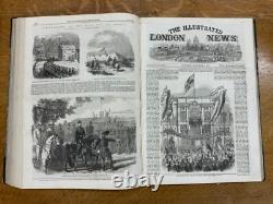 1861 Illus. Londres Nouvelles Vol. XXXIX, Juil Déc, Nos. 1097-1124 Guerre Civile Am.