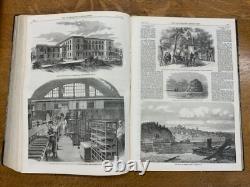 1861 Illus. Londres Nouvelles Vol. XXXIX, Juil Déc, Nos. 1097-1124 Guerre Civile Am.