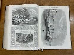 1861 Illus. Londres Nouvelles Vol. XXXIX, Juil Déc, Nos. 1097-1124 Guerre Civile Am.