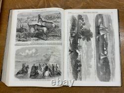 1861 Illus. Londres Nouvelles Vol. XXXIX, Juil Déc, Nos. 1097-1124 Guerre Civile Am.