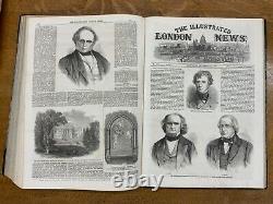 1861 Illus. Londres Nouvelles Vol. XXXIX, Juil Déc, Nos. 1097-1124 Guerre Civile Am.