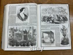 1861 Illus. Londres Nouvelles Vol. XXXIX, Juil Déc, Nos. 1097-1124 Guerre Civile Am.