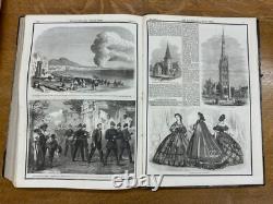 1861 Illus. Londres Nouvelles Vol. XXXIX, Juil Déc, Nos. 1097-1124 Guerre Civile Am.