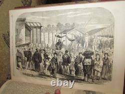 1861 Nouvelles Illustrées de Londres VOL 39 GUERRE DE SÉCESSION AMÉRICAINE BULL RUN McLELLAN BLENKER