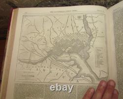 1861 Nouvelles Illustrées de Londres VOL 39 GUERRE DE SÉCESSION AMÉRICAINE BULL RUN McLELLAN BLENKER
