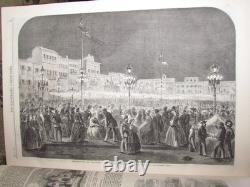 1861 Nouvelles Illustrées de Londres VOL 39 GUERRE DE SÉCESSION AMÉRICAINE BULL RUN McLELLAN BLENKER