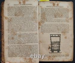 1861 livre de cuisine antique de guerre civile RECETTES SALOON BIÈRE VIN médecine CUISSON AGRICULTURE