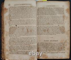 1861 livre de cuisine antique de guerre civile RECETTES SALOON BIÈRE VIN médecine CUISSON AGRICULTURE