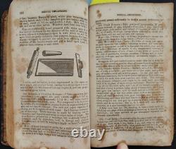 1861 livre de cuisine antique de guerre civile RECETTES SALOON BIÈRE VIN médecine CUISSON AGRICULTURE