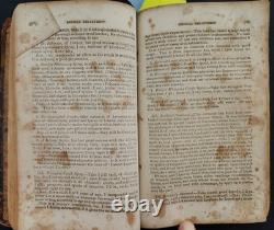 1861 livre de cuisine antique de guerre civile RECETTES SALOON BIÈRE VIN médecine CUISSON AGRICULTURE