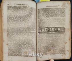 1861 livre de cuisine antique de guerre civile RECETTES SALOON BIÈRE VIN médecine CUISSON AGRICULTURE