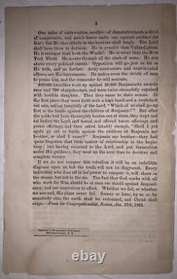 1862, 1ère édition, GAIL HAMILTON, TRACTS FOR THE TIMES, COURAGE! , GUERRE CIVILE AMÉRICAINE