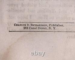 1862, 1ère édition, GAIL HAMILTON, TRACTS FOR THE TIMES, COURAGE! , GUERRE CIVILE AMÉRICAINE