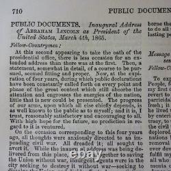 1862-65 L'Annuaire Cyclopédique, Illustré, GUERRE CIVILE Lincoln Booth Douglass Grant