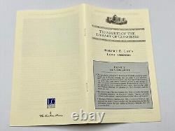 1862 Bibliothèque du Congrès de la Easton Press Général ROBERT E LEE ORDRES PERDUS Guerre Civile