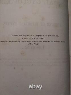 1862 L'Annuaire américain et registre des événements importants de l'ère de la guerre civile