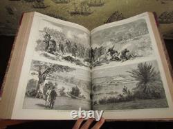 1862 Nouvelles Illustrées de Londres Vol 41 Exposition USA Guerre Civile Famine de Coton Lancs