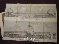 1862 Nouvelles Illustrées de Londres Vol 41 Exposition USA Guerre Civile Famine de Coton Lancs