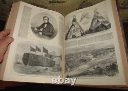 1862 Nouvelles Illustrées de Londres Vol 41 Exposition USA Guerre Civile Famine de Coton Lancs