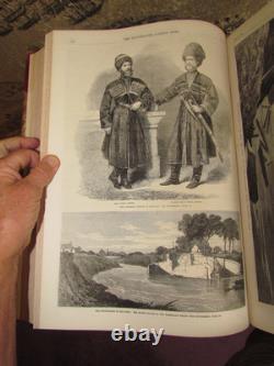 1862 Nouvelles Illustrées de Londres Vol 41 Exposition USA Guerre Civile Famine de Coton Lancs
