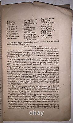 1863, 1ère GUERRE CIVILE, PERSONNAGES ET RÉSULTATS DE LA GUERRE, par le MAJ. GEN. B. F. BUTLER