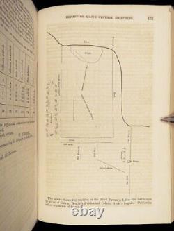 1863 Bataille de Murfreesboro 1ère GUERRE CIVILE Rosecrans Rivière Stones Tennessee CARTES