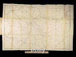 1863 Bataille de Murfreesboro 1ère GUERRE CIVILE Rosecrans Rivière Stones Tennessee CARTES