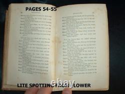 1863 Poems Par Henry Wadsworth Longfellow Vol 2 Tacknor & Zones Era CIVIL War