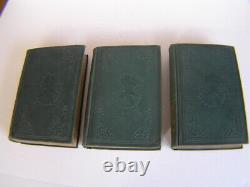 1863 Première Édition Rapport De La Guerre Civile Rare Série De 3 Volumes