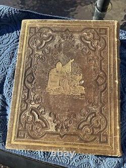 1864 BIBLE SAINT Butler's Edition Civil War Era Beautiful Condition