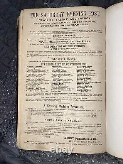 1864 Godey's Lady's Book n°69 Juillet-Décembre avec plaques de mode colorées à la main Guerre civile