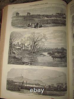 1864 Nouvelles Illustrées de Londres Vol 44 Glasgow Guerre Civile Américaine Guerre du Schleswig-Holstein