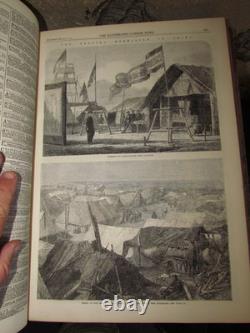 1864 Nouvelles Illustrées de Londres Vol 44 Glasgow Guerre Civile Américaine Guerre du Schleswig-Holstein