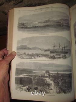 1864 Nouvelles Illustrées de Londres Vol 44 Glasgow Guerre Civile Américaine Guerre du Schleswig-Holstein