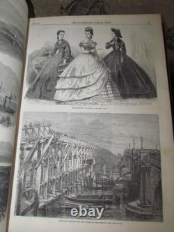 1864 Nouvelles Illustrées de Londres Vol 44 Glasgow Guerre Civile Américaine Guerre du Schleswig-Holstein