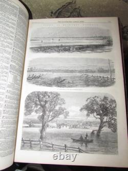 1864 Nouvelles Illustrées de Londres Vol 44 Glasgow Guerre Civile Américaine Guerre du Schleswig-Holstein