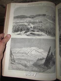 1864 Nouvelles Illustrées de Londres Vol 44 Glasgow Guerre Civile Américaine Guerre du Schleswig-Holstein