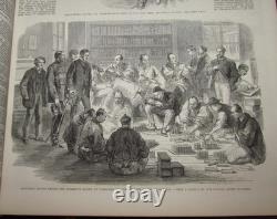 1864 Nouvelles Illustrées de Londres Vol 44 Glasgow Guerre Civile Américaine Guerre du Schleswig-Holstein