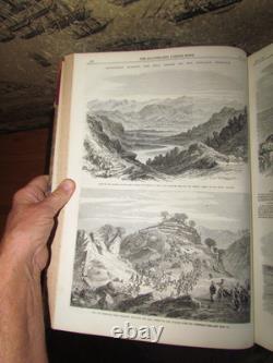 1864 Nouvelles Illustrées de Londres Vol 44 Glasgow Guerre Civile Américaine Guerre du Schleswig-Holstein