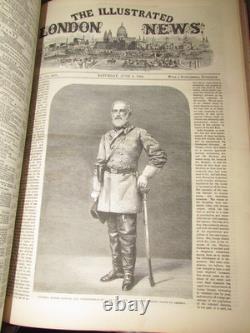 1864 Nouvelles Illustrées de Londres Vol 44 Glasgow Guerre Civile Américaine Guerre du Schleswig-Holstein