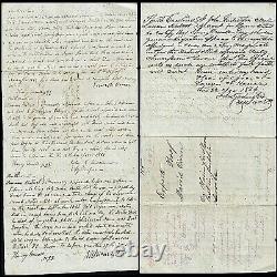 1864 Réclamation D'esclaves Service Public Perdu David Owen A Signé La Guerre De Caroline Du Sud CIVIL