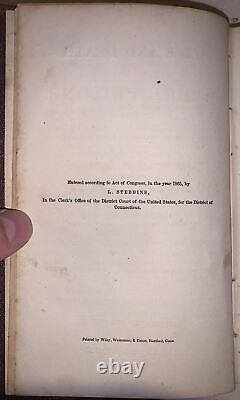 1865, 1ère édition, VIE ET MORT DANS LES PRISONS REBELLES, ROBERT KELLOGG, GUERRE CIVILE AMÉRICAINE