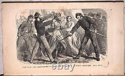 1865, 1ère édition, VIE & MORT DANS LES PRISONS REBELLES, ROBERT KELLOGG, GUERRE CIVILE AMÉRICAINE
