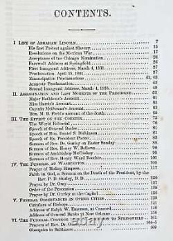 1865 ASSASSINAT DE PRÉSIDENT LINCOLN Mémorial ABRAHAM TRUMP Guerre Civile ESCLAVAGE