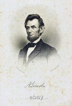 1865 Campagne Commémorative Abraham Lincoln Guerre Civile Slavery Penny Esclave Président