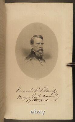 1865 Guerre Civile 1ed Général Sherman Campagnes Mémoires Tactics Armée Cartes Militaires