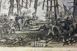 1865 Histoire de la Grande Rébellion par Thomas Kettell, GUERRE DE SÉCESSION, Illustré