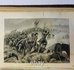1865 Histoire de la Grande Rébellion par Thomas Kettell, GUERRE DE SÉCESSION, Illustré