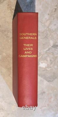 1866 Guerre Civile Généraux du Sud Leur Vie et Campagnes William Snow - Relié