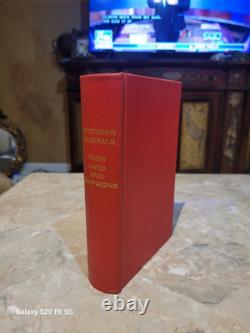 1866 Guerre Civile Généraux du Sud Leur Vie et Campagnes William Snow - Relié